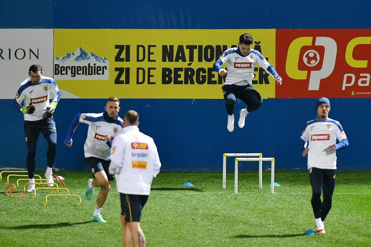 Sute de fani au venit la antrenamentul României