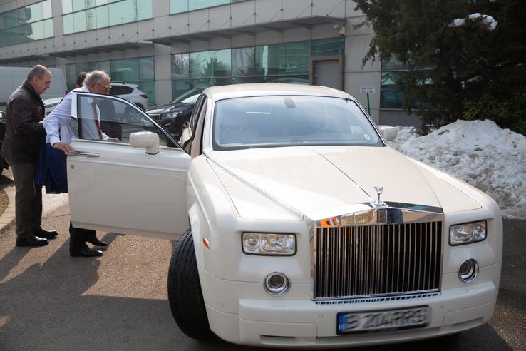 Mașina lui Ion Țiriac FOTO: Ionuț Iordache (GSP)