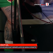 Cum arată piciorul lui Niczuly, după contactul cu Luckassen, foto: captură Prima Sport