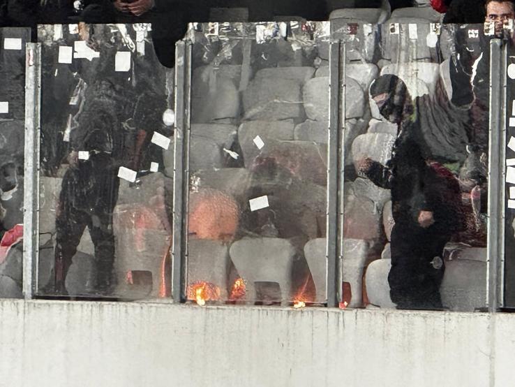 Dezastru pe Cluj Arena, după U Cluj - CFR // foto: Cristea Silviu (Facebook)