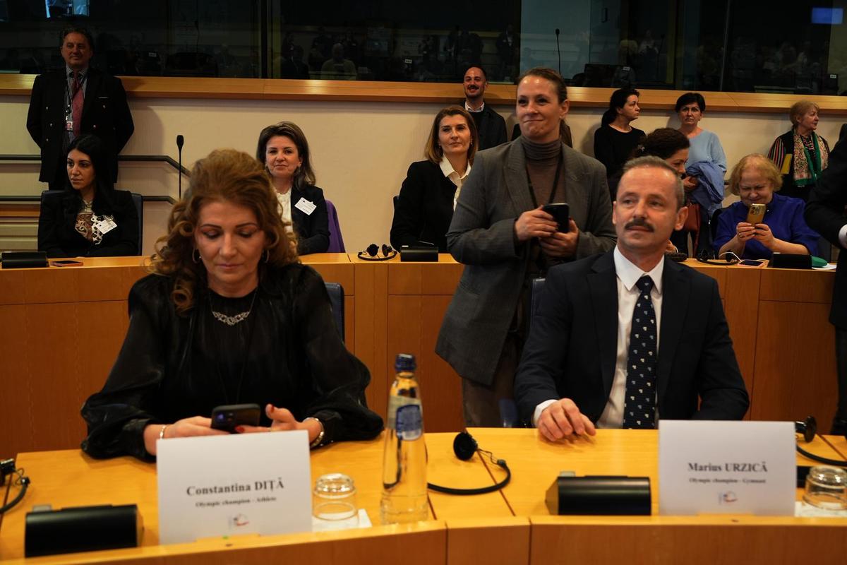 Nadia Comăneci, discurs superb în Parlamentul European » Pledoarie pentru sport și umor: „Pot să spun că am apărut înaintea AI-ului, nu-i așa?”