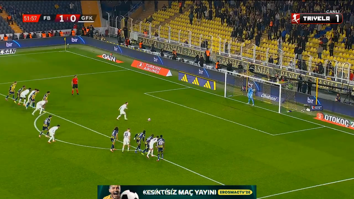 Alex Maxim, gol împotriva lui Fenerbahce