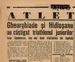 Dan Gheorghiade, campion la atletism, la juniori