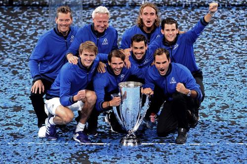 Team Europe sărbătorind succesul din 2019 Foto Guliver/GettyImages