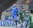 În ianuarie a fost 0-0 pe zăpadă la Craiova - Sepsi. Însă Screciu (stânga) a văzut „roșu”