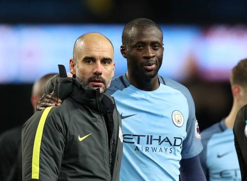 Pep Guardiola și Yaya Toure, foto: Guliver/gettyimages