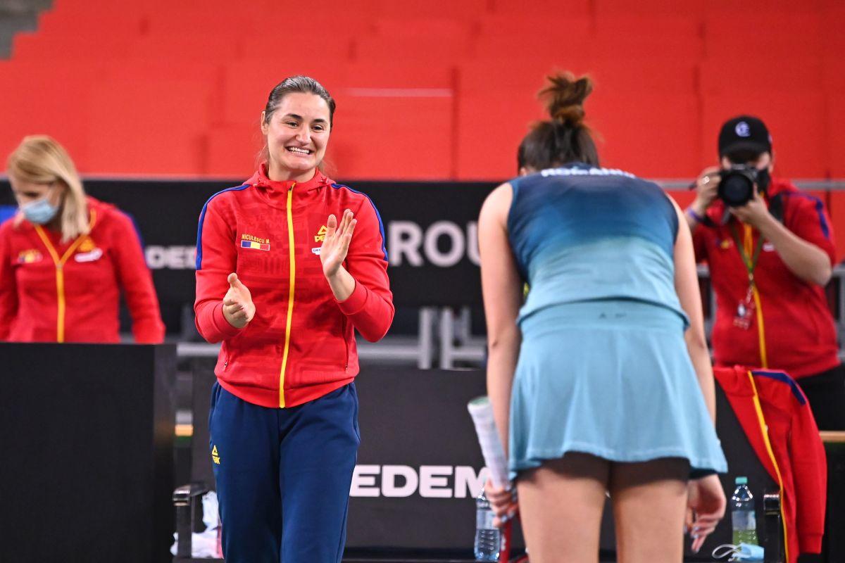 România - Italia la Billie Jean King Cup » Gabriela Ruse a adus primul punct pentru România: „Am simțit o presiune foarte mare, am fost un pic panicată”