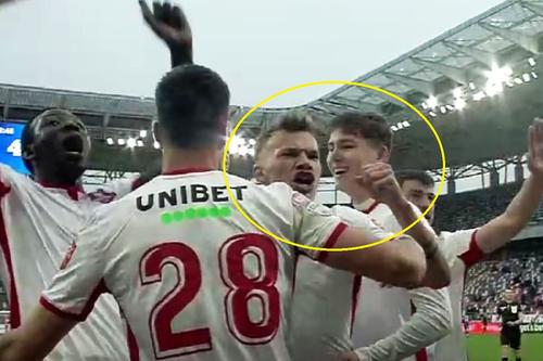Gestul lui Alexandru Pantea / Captură Digi Sport