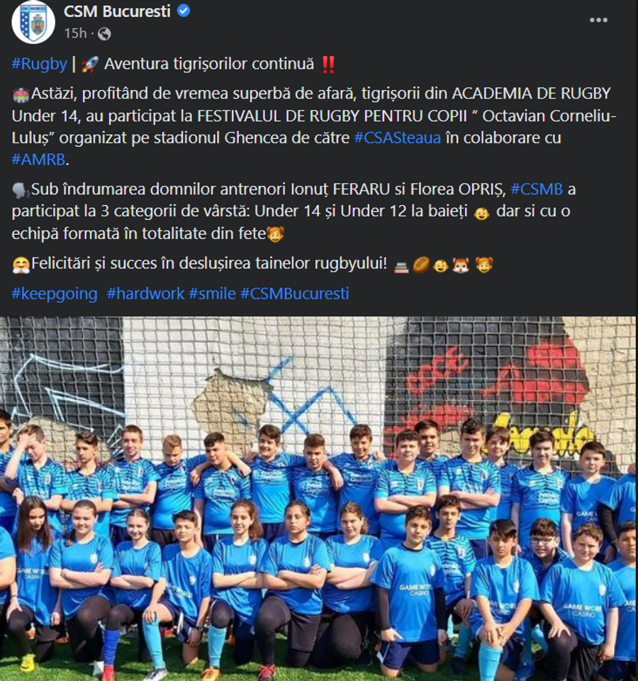 Captură realizată duminică, la 09:30 Svastica în spatele copiilor » CSM București a șters imaginile, după articolul din GSP! Reacție oficială: „Ne cerem scuze”