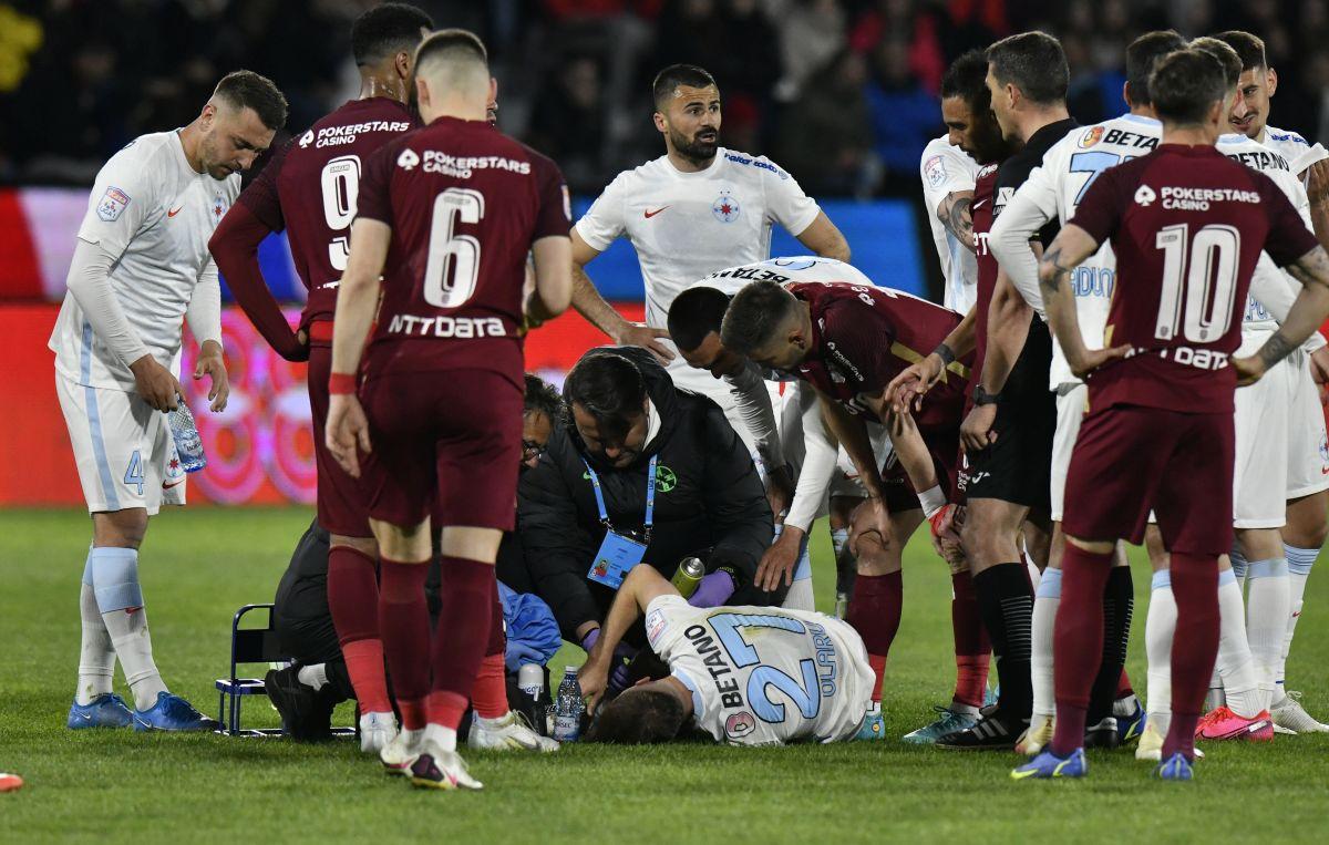 CFR Cluj - FCSB. Istvan Kovacs nu a stat pe gânduri: ROȘU direct în minutul 43