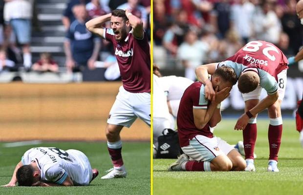 Imagini groaznice în Premier League! » I-a rupt piciorul adversarului, apoi s-a prăbușit în lacrimi