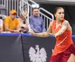 Andreea Prisăcariu - Iga Swiatek / Sursă foto: Cristina Hutu (Federația Română de Tenis) / Creative Fortitude