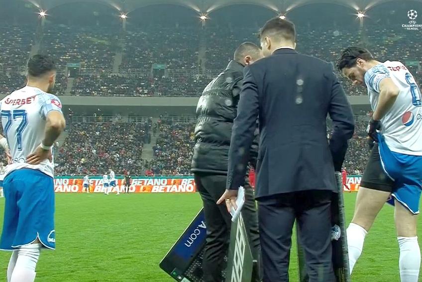 Hagi a efectuat 3 schimbări la pauză