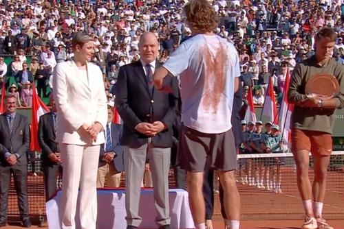 Andrey Rublev și momentul hilar de la festivitatea de la Monte Carlo