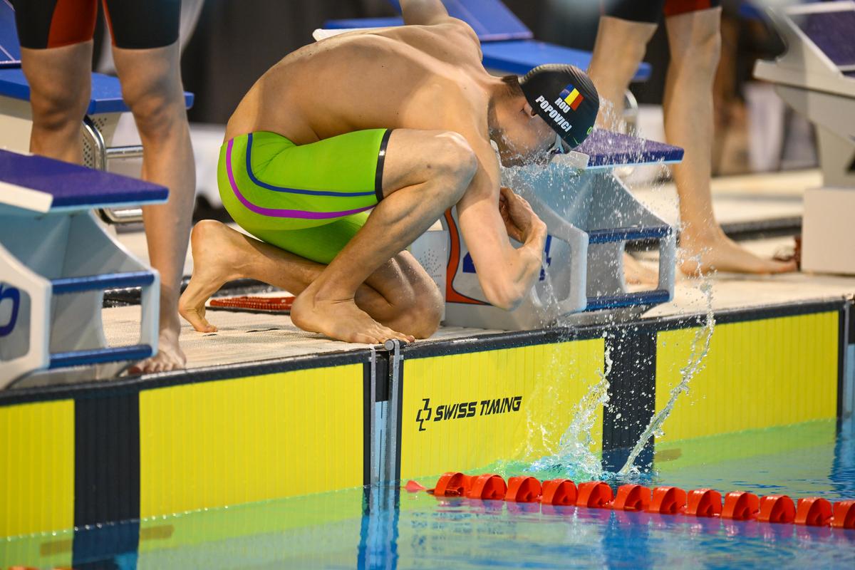 David Popovici, aur în prima probă a Campionatelor Naționale de la Otopeni » Victorie în finala la 50 m liber, cu 100 de zile înainte de JO