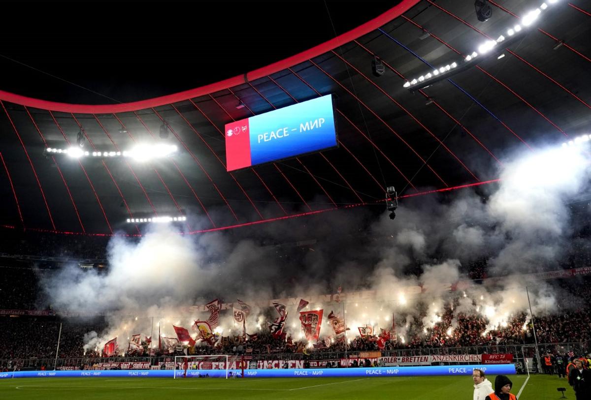 Atmosfera de la Bayern Munchen - Arsenak