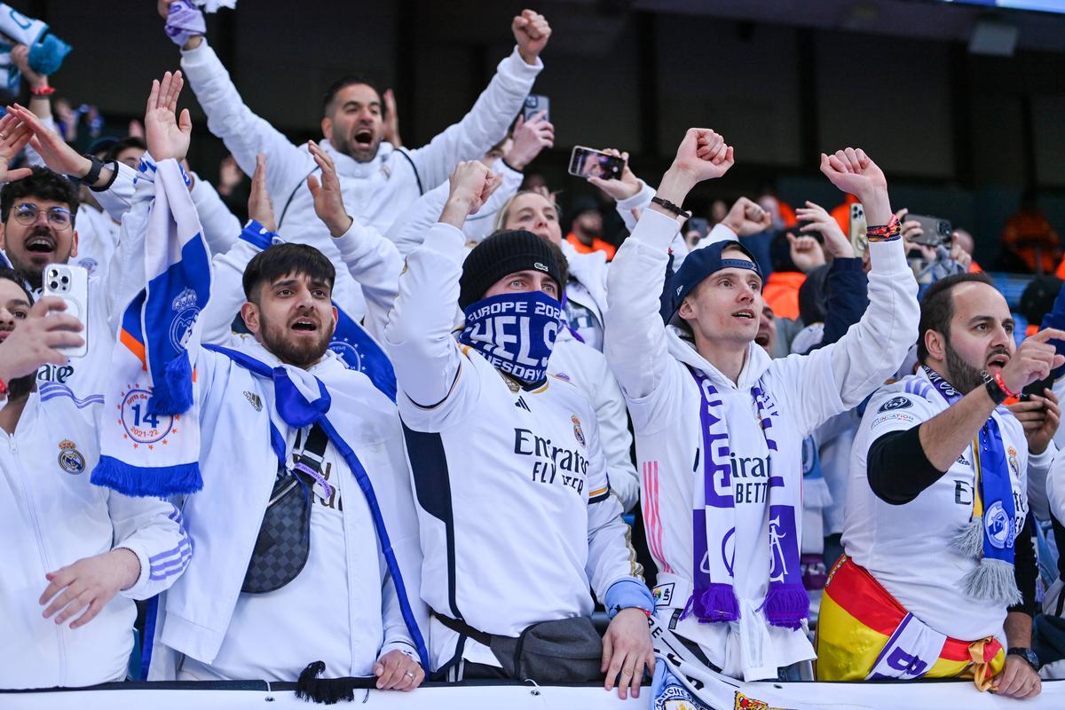 Atmosferă frumoasă la Manchester City - Real Madrid, în sferturile Ligii Campionilor