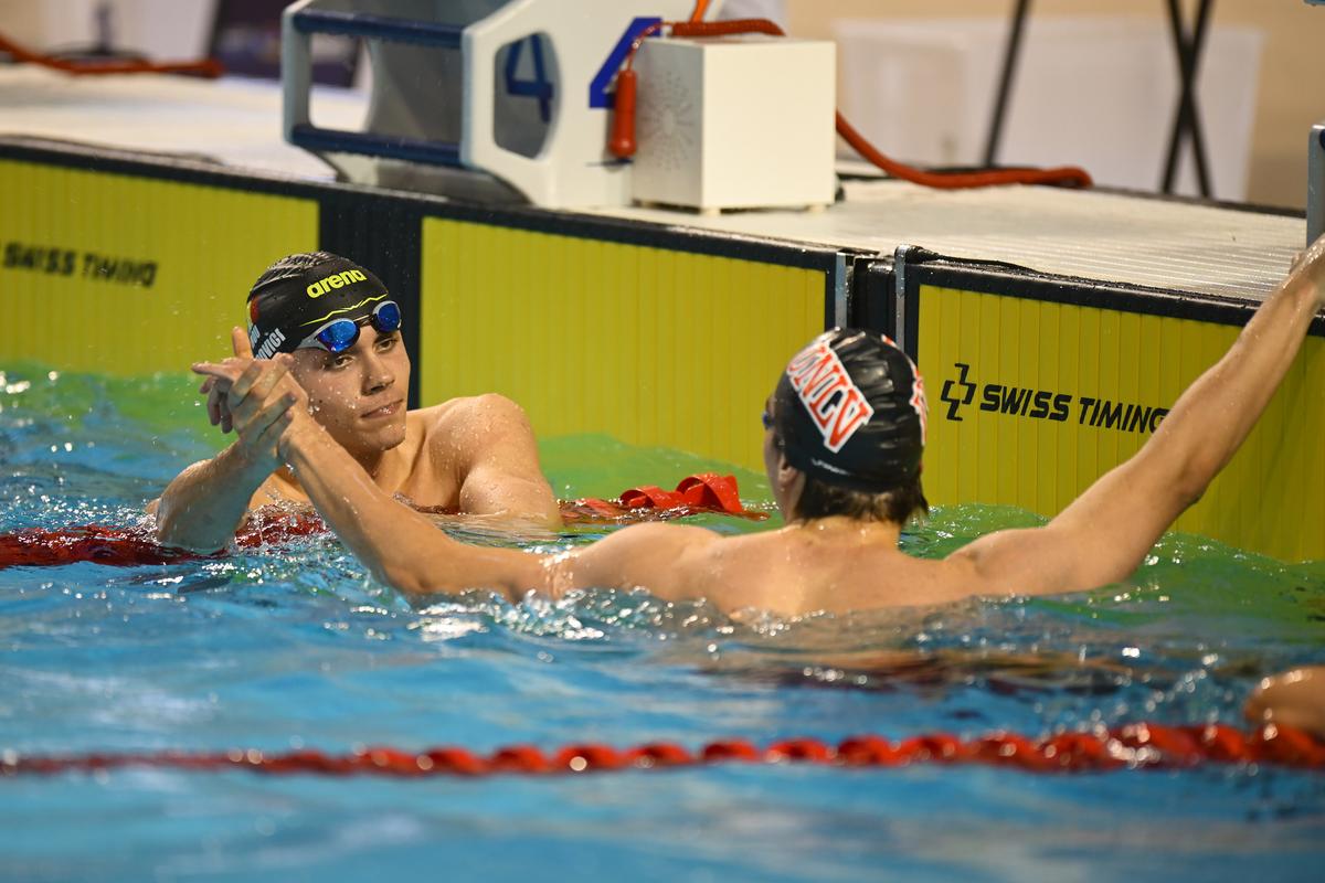 David Popovici, aur în prima probă a Campionatelor Naționale de la Otopeni » Victorie în finala la 50 m liber, cu 100 de zile înainte de JO