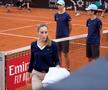 Arbitra de scaun Marijana Veljovic - ziua a patra Țiriac Open Foto: Raed Krishan