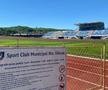 Stadionul din Râmnicu Vâlcea, la vizita Gazetei din aprilie 2024 / FOTO: Remus Dinu (GSP)
