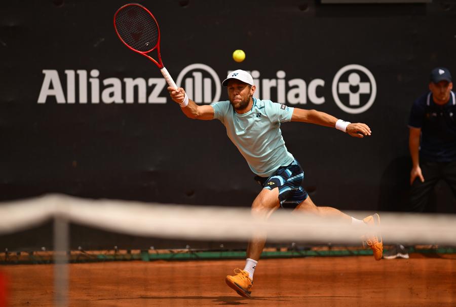 Radu Albot în acțiune FOTO Raed Krishan Radu Albot, moldoveanul de pe locul 139 ATP: „Generația mai tânără joacă un tenis foarte agresiv”