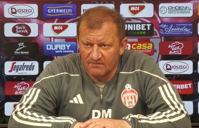 Dorinel Munteanu, după remiza cu UTA: „De aia sunt puțin supărat”