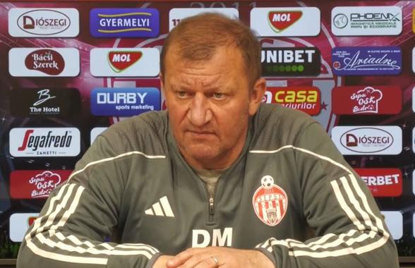 Dorinel Munteanu, după remiza cu UTA: „De aia sunt puțin supărat”