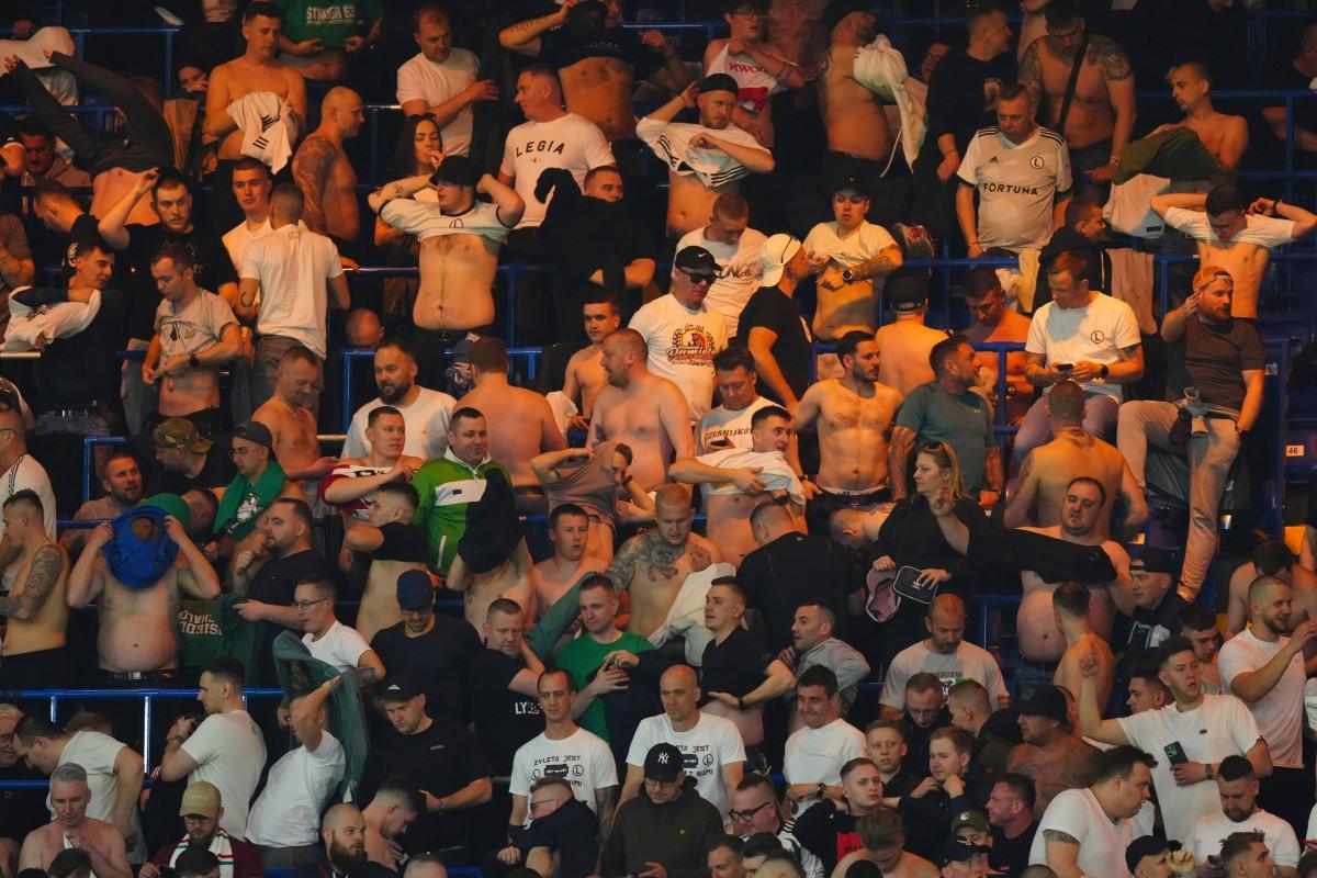 Imaginile serii în Europa și Conference League: show făcut de galeria Legiei la Londra