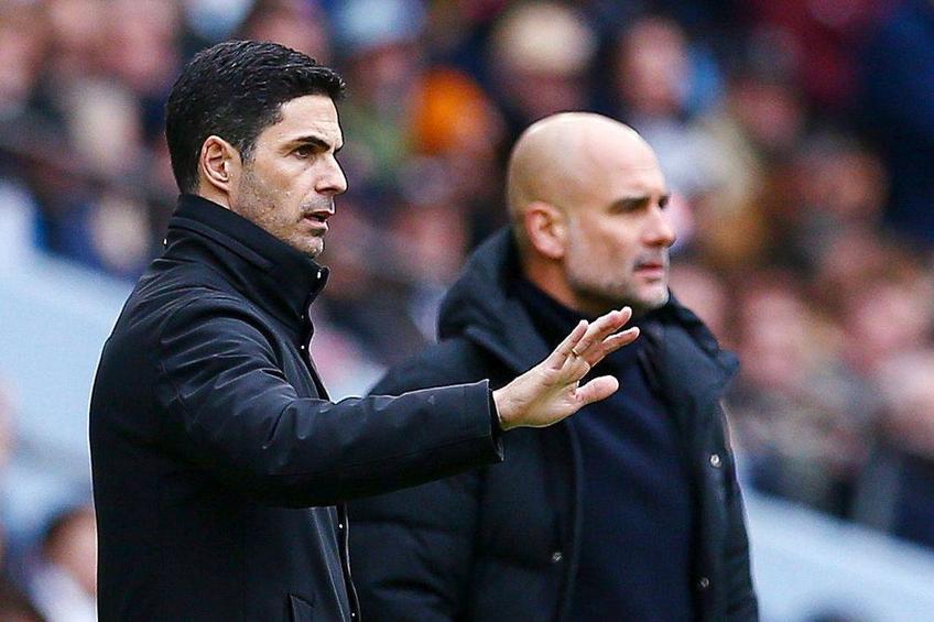 Mikel Arteta și Pep Guardiola / Foto: Imago Images