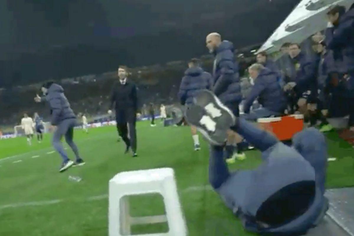 Josip Stanisic și gestul făcut în Inter - Bayern