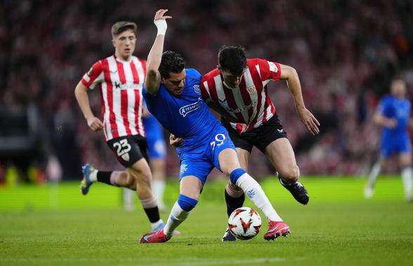Athletic Bilbao - Rangers 2-0 » Bascii sunt în semifinalele Europa League! Ianis Hagi, schimbat după 45 de minute