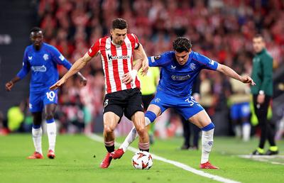 Notele primite de Ianis Hagi, după doar o repriză în Athletic Club - Rangers: „A trebuit să fie înlocuit”