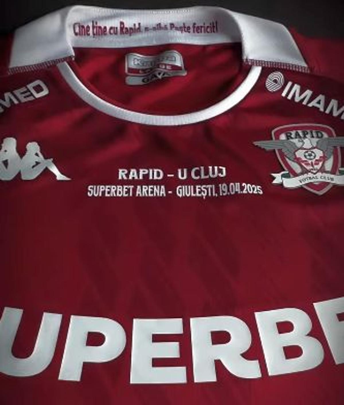 Rapidiștii lovesc din nou: gafă pe tricoul cu care îi ademenesc pe fani la stadion!