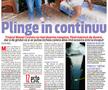 În vara lui 2008, la câteva zile după accidentare, o echipă a Gazetei l-a vizitat pe Monel Cârstoiu la Pitești. În imagine, pagina de ziar dedicată dramei fotbalistului / Sursă foto: Arhivă GSP