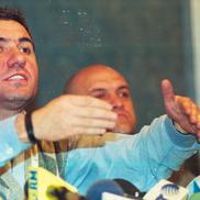 Conferința ținută de Hagi la două zile după România - Slovenia / Sursă foto: Arhivă Gazeta Sporturilor