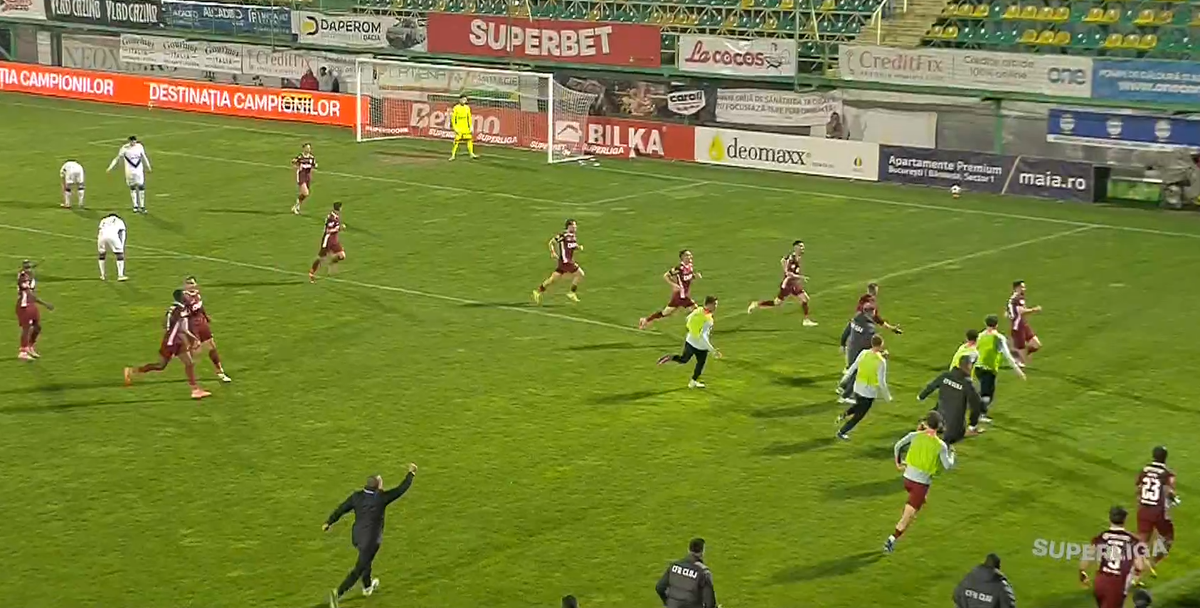 Gol Adrian Păun FC Argeș - CFR Cluj