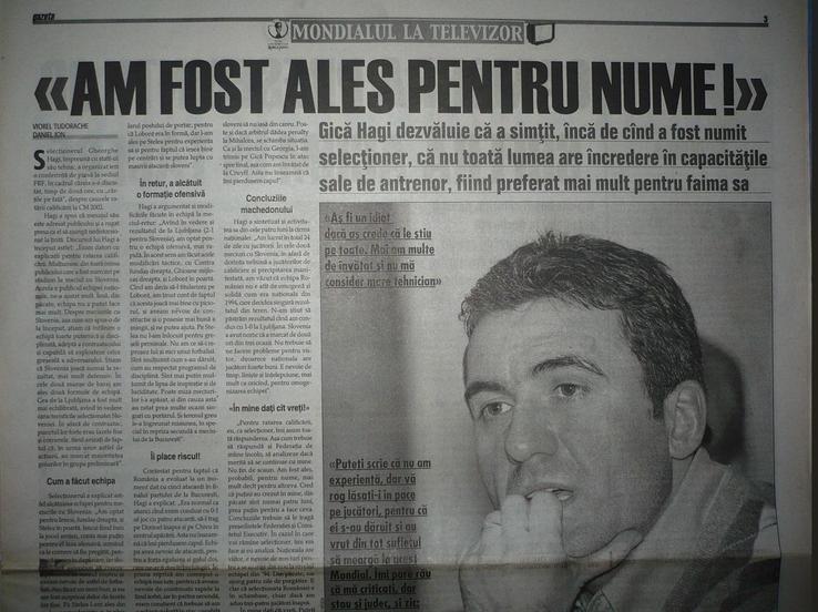 Paginile din Gazetă, după conferința amintită