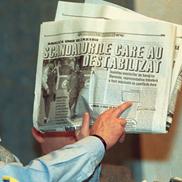 Conferința ținută de Hagi la două zile după România - Slovenia / Sursă foto: Arhivă Gazeta Sporturilor