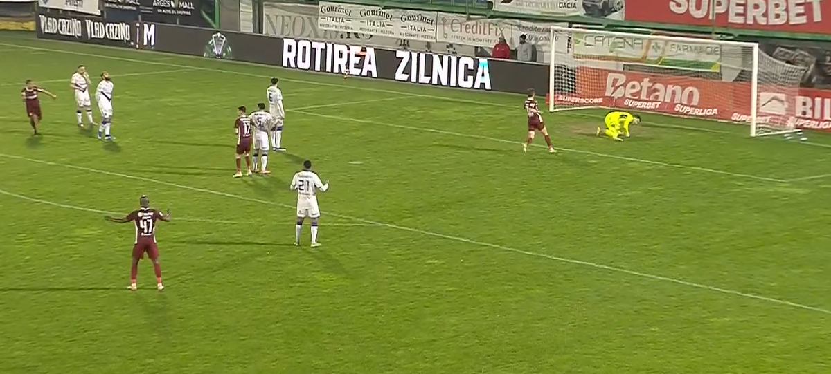 Gol Adrian Păun FC Argeș - CFR Cluj