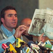 Conferința ținută de Hagi la două zile după România - Slovenia / Sursă foto: Arhivă Gazeta Sporturilor
