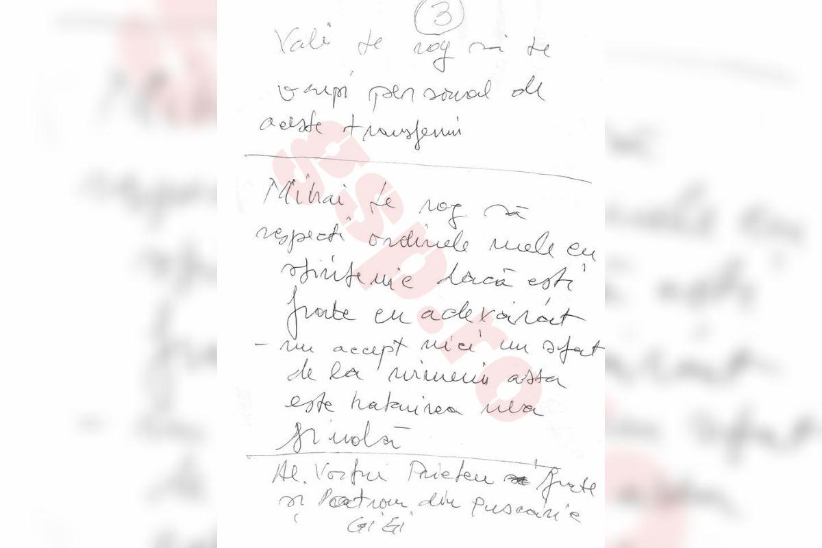 Scrisorile lui Gigi Becali din închisoare