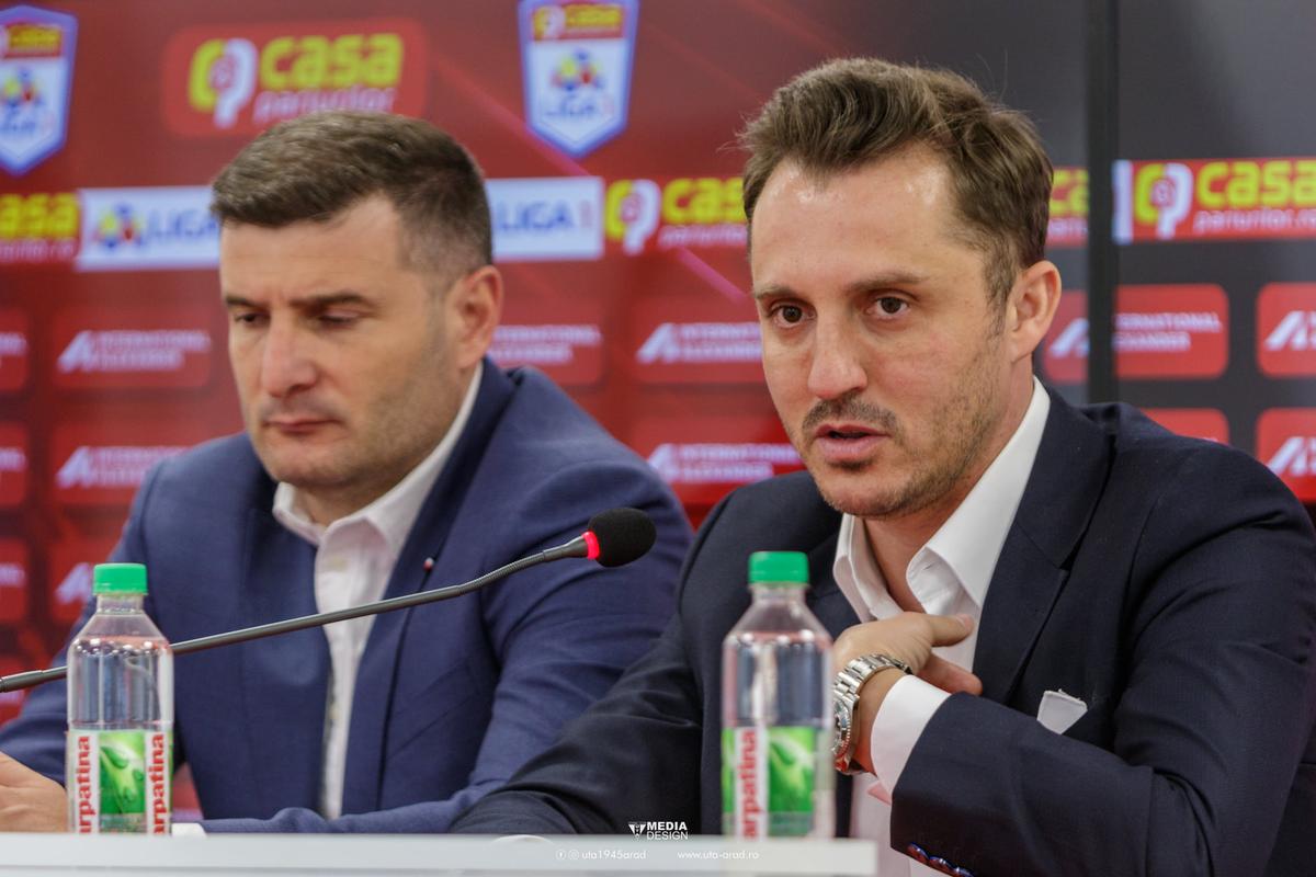 Laszlo Balint, contract nou cu UTA / FOTO: Facebook @uta1945arad