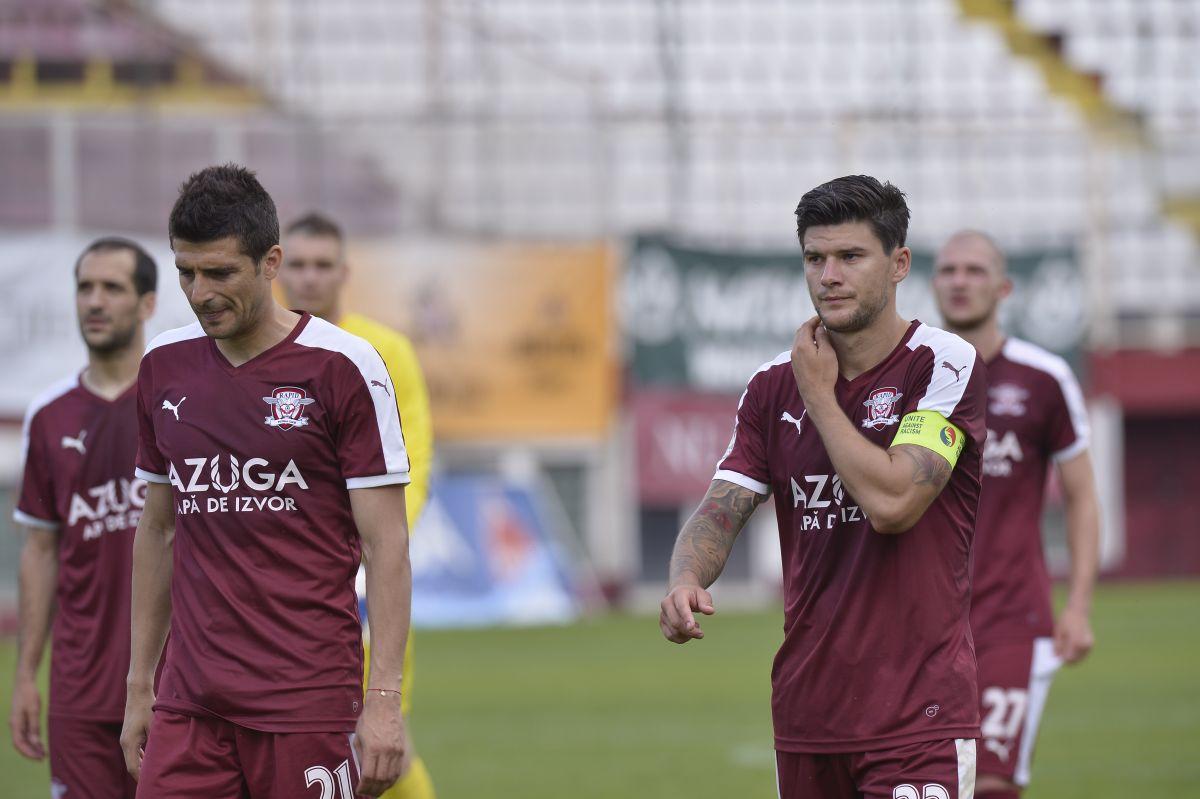 Buchta, Gecov și Sapina în primul „11” » Cum arăta Rapidul la ultimul meci din Liga 1, acum 6 ani