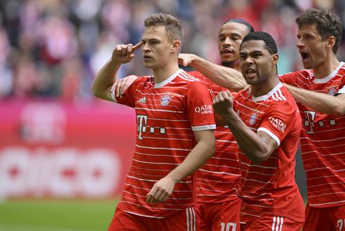 Mijlocașul celor de la Bayern Munchen, Joshua Kimmich (28 de ani), este dorit de FC Barcelona, noua campioană a Spaniei. 
Foto: Imago