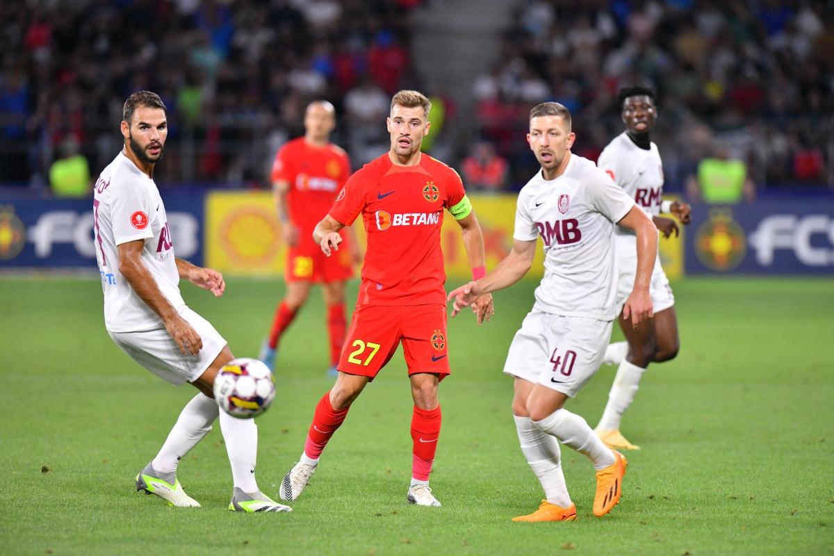 FCSB - CFR Cluj, meci tare pe arena din Ghencea