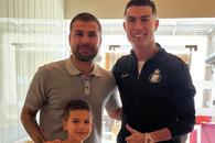 Fotografie de colecție! Mutu și fiul Tiago s-au întâlnit cu Ronaldo, într-o zi extrem de importantă pentru portughez