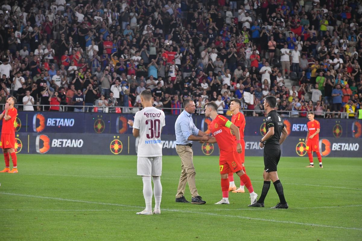 FCSB - CFR Cluj, meci tare pe arena din Ghencea