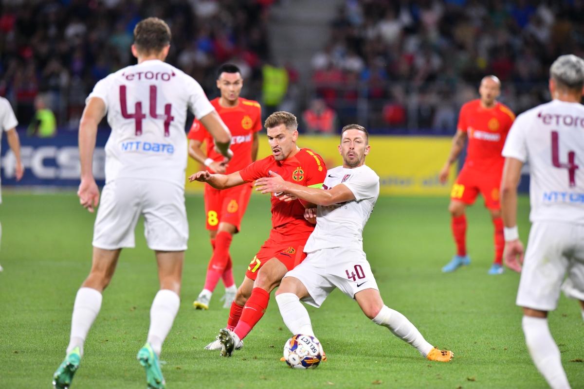 FCSB - CFR Cluj, meci tare pe arena din Ghencea