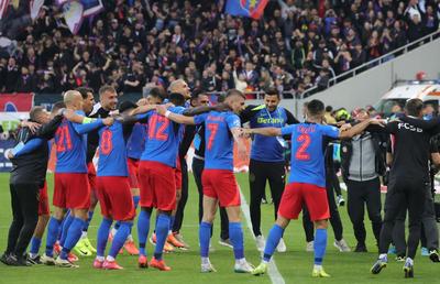 FCSB - Universitatea Craiova, fiesta roș-albastră » Ole, ola, salutați campioana! 10 detalii de la hora bucuriei FCSB