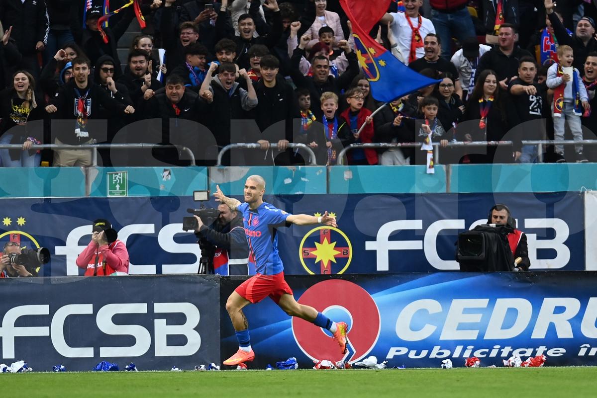 FCSB - Universitatea Craiova, petrecere de titlu pentru bucureșteni, imagini din meci // 17.05.2025